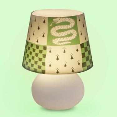 Imagem de Luminária Abajur de Mesa Sonserina – 110/220V, Polietileno, 20cm – Decoração Geek Mágica