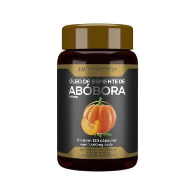 Imagem de Óleo De Semente De Abobora 1400Mg 120Caps Hf Suplementos
