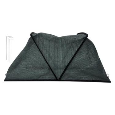 Imagem de Cobertura de plantas, protetor de plantas ao ar livre de animais | Acessórios de cúpulas protetoras de malha dobrável à prova de intempéries para varanda e pátio e estufa