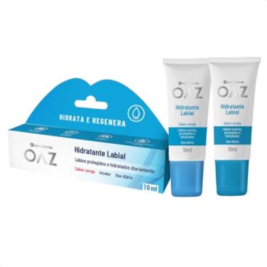 Imagem de Kit com 2 Hidratante Labial Eurofarma Oaz 10 ml Sabor Cereja