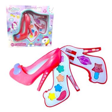 Imagem de Estojo De Maquiagem Infantil Antialérgica Completa Sapatinho