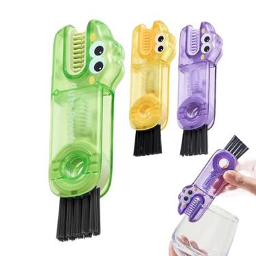Imagem de Escova de limpeza de copos, escova de copo para espaços apertados, ferramenta de limpeza ergonômica multifuncional portátil para homens, espaços apertados, cozinha, casa, caneca, fenda, copos de