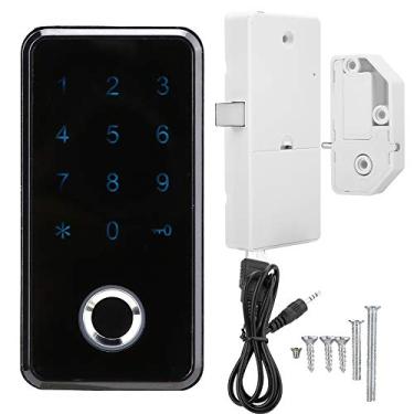 Imagem de Fechadura eletrônica com senha digital, impressão digital inteligente sem chave para armário de arquivos1# (1#)