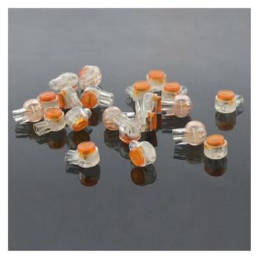 Imagem de Conexão de cabo terminal de crimpagem K1 K2 K3 100 peças conector de junta de rede de cabeça de emenda de encaixe rápido (K2)