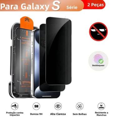 Imagem de Protetor De Tela Anti-Espionagem Ultrassônico Para Samsung Galaxy S24 