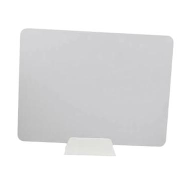 Imagem de KiBcsLic Painel acústico para privacidade de mesa, divisória de mesa com grampo, painel de barreira para divisórias de mesa em escritórios de call center, 40x40cm