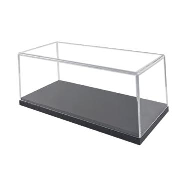 Imagem de MotiveTech Vitrine de acrílico transparente para miniaturas de carros, escala 1/32, para, versátil, ideal para exibir e armazenar objetos de coleção.