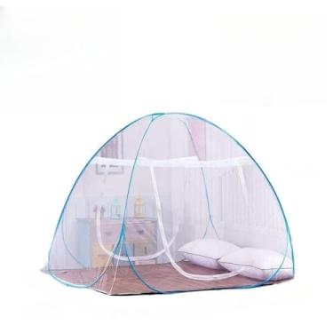 Imagem de Mosquiteiro Tenda Dobrável para Cama Casal e Queen com 2 Portas – Portátil, Prático e Proteção Total Contra Insetos
