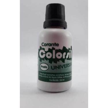 Imagem de Corante colorante de tinta universal colorsil preto 34ml