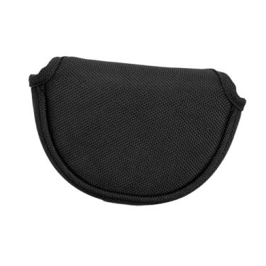 Imagem de oshhni Capa protetora para cabeça de taco de golfe em couro PU para viagens e transporte, ideal para esportes ao ar livre, incluindo modelos mallet e putter, C