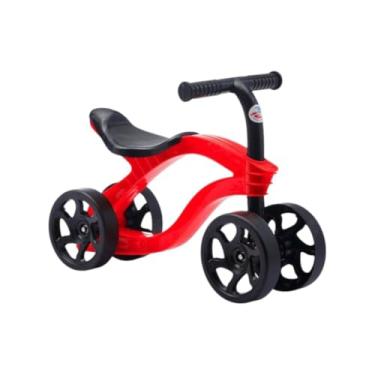 Imagem de Bicicleta De Equilíbrio Infantil Futurista Sem Pedal 4 Rodas, icicletas Infantis Sem Pedal, Bicicletas de Asfalto para Crianças, Bicicletas para Crianças - Vermelha