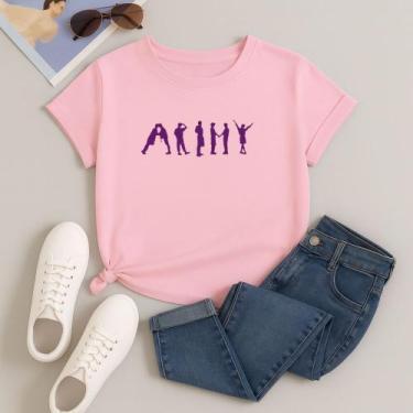 Imagem de Camiseta 100% Algodão Estampada Army Letreiro 610 Linda Fofa Look Ootd