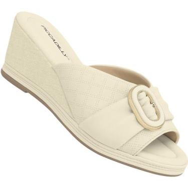 Imagem de Tamanco Piccadilly 408241 Feminino, Off white, 35