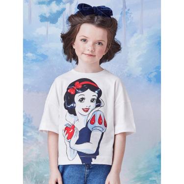 Imagem de BLUSA BRANCA DE NEVE COM MAÇA ANIMÊ-Feminino