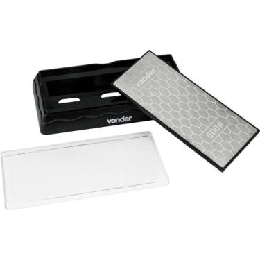 Imagem de Vonder, Pedra Para Afiar Diamantada, Base De 7", Dupla Face, G 600/1200.
