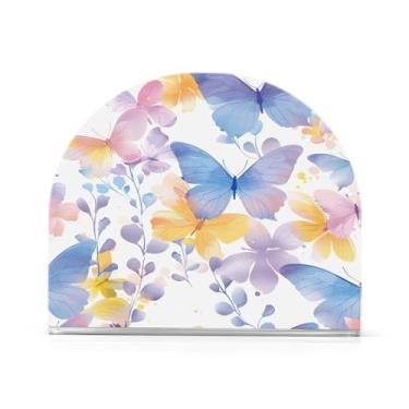 Imagem de Qilmy Lindo porta-guardanapos de borboleta para mesas – Porta-guardanapos para cozinha, porta-guardanapos de mesa, porta-guardanapos de coquetel, porta-guardanapos de papel116
