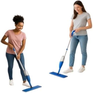 Imagem de Mop com borrifador de agua, limpa pisos com facilidade , pratico e versatil