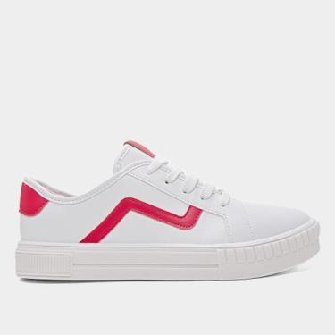 Imagem de Tênis Infantil Molekinha Casual Menina, Branco, Pink, 31