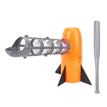 Imagem de RiToEasysports Máquinas de Arremesso de Beisebol, Treinador Automático de Beisebol de Plástico Com um Clique Com 5 Bolas e 1 Taco para Treinamento