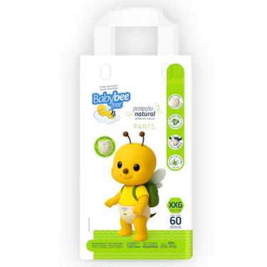 Imagem de Fralda Proteção Natural PANTS | Baby Bee Free | Fralda Shortinho | Hipoalergenica | Livre de APLV (XXG)