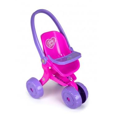 Imagem de Carrinho de Boneca Infantil Bebê Conforto Baby Love de Plástico Multicores – Boneca Reborn (Roxo)