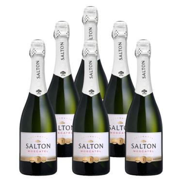 Imagem de Espumante Salton Branco Moscatel 750ml 6 Unidades