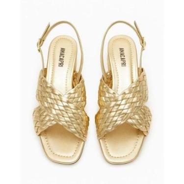 Imagem de Sandália Anacapri Dourado-Feminino