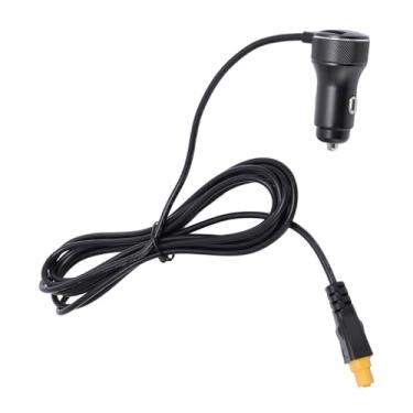 Imagem de FTVOGUE Cabo de Extensão Xt60 Isqueiro Macho para Fêmea Com Display Digital 18awg 3 Metros para 12v 24v Gerador Solar de Caminhão de Carro