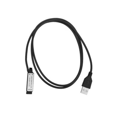 Imagem de Generic Faixa de Luz Led Rgb Controle Remoto Sem Fio Usb 24 Teclas Controlador de Efeito de Lâmpada para Decoração de Casa Quarto Festa (#02)