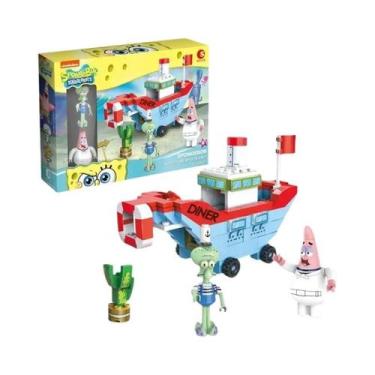 Imagem de Blocos De Montar Do Restaurante Crab Burger Do Bob Esponja Para Crianç