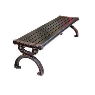 Imagem de Banco de parque, banco de jardim ao ar livre, banco de pátio sem costas, bancos externos, banco memorial para todos os climas, cadeira de alpendre de parque, banco de varanda para quintal, deck