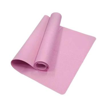 Imagem de Tapete De Yoga Ecológico Dobrável Rosa Em EVA Com Espessura De 3, 4 E 