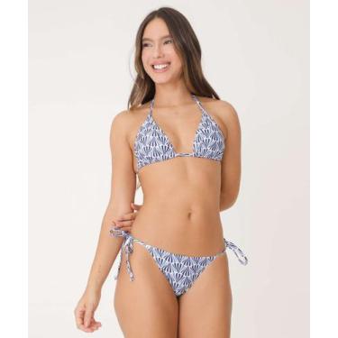 Imagem de Calcinha Biquíni Estampada Marisa-25035, Azul, GG
