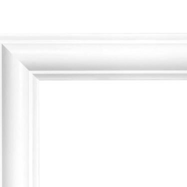 Imagem de Kit 12 Metros Lineares Rodameio em Poliestireno 4cm Floort Acessórios Branco