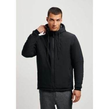 Imagem de Jaqueta Masculina Corta Vento Com Capuz E Bolso - Azul XG-Masculino