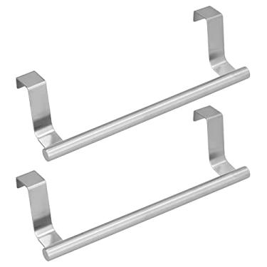 Imagem de Mingzhe Toalheiro Suspenso de Aço Inoxidável, Cabide de Banheiro Durável para Casa e Hotel (36CM)