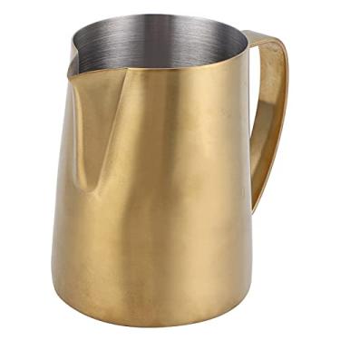 Imagem de Hyuduo Copo de café Com Padrão de Cisne Dourado Fosco, Aço Inoxidável 304, Copo de água de Leite Multiuso, Evita Derramamento de Líquido, Com Formato de Bico de águia, para Cafeteria Doméstica, Arte