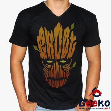 Imagem de Camiseta Groot 100% Algodão Guardiões da Galáxia  Guardians Of The Gal