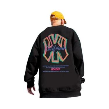 Imagem de Moletom Casual Estilo Americano Com Estampa De Beisebol Para Homens, L