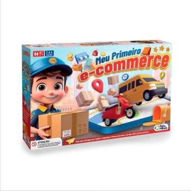Imagem de Jogo de Tabuleiro Meu Primeiro E-COMMERCE Educativo Pais & Filhos