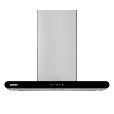 Imagem de Coifa E Depurador De Ilha 90 x 60 Cm 220V Touch Screen Dos Dois Lados Baixo Ruído Filtro Lavável E Timer Com Desligamento Automático