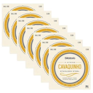 Imagem de Kit 7 Encordoamentos Cavaco Daddario Ej93