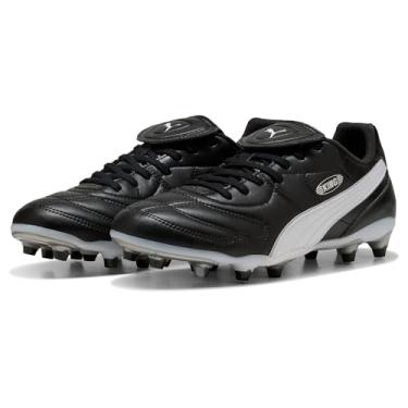 Imagem de PUMA Tênis de futebol unissex para adultos, Puma Preto PUMA Branco PUMA Prata, 5.5 Women/4 Men