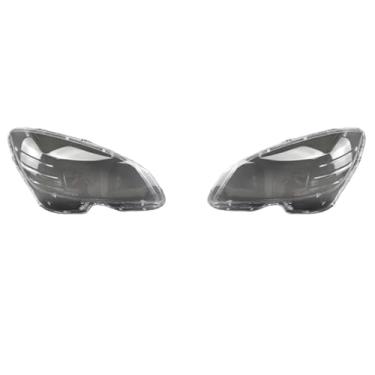 Imagem de Tampa do farol dianteiro do carro auto farol lampcover Compatível Com benz c-class w204 2007-2010 cabeça da lâmpada cobre tampa do escudo da lente(Right)