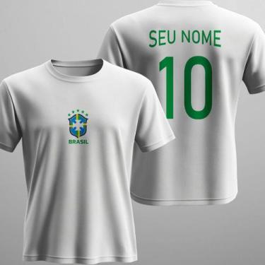 Imagem de Camiseta Copa 2026 Frente e Costas Dry Fit Malha Fria Leve Confortavel