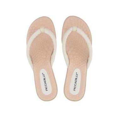 Imagem de Chinelo Feminino Piccadilly Ortopédico Off White - 50032-Feminino