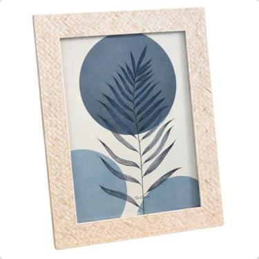 Imagem de Porta Retrato de Mesa ou Parede Moldura Trançada 15x20cm