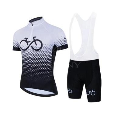 Imagem de Conjunto De Camiseta De Ciclismo Masculina Para O Verão, Roupas De Tre