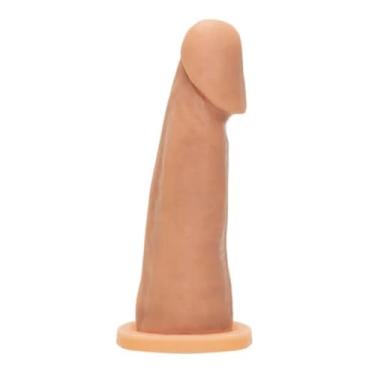 Imagem de Prótese Realística Maciça 16 X 4,7Cm Brinquedo Erótico Dildo Robusta para Preenchimento MAN09 (NATURAL)