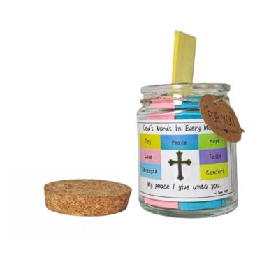 Imagem de Frasco de versículos da Bíblia Read Me When para incentivo diário, oração e reflexão inspiradoras, presentes cristãos para mulheres e homens, presentes de formatura religiosos para ela, presente para